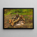 Camp im Vermont - John George Brown — gerahmtes Bild an der Wand