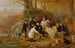 Reklamation des Schusses, eine Gruppe von Porträts nach der Jagd in den Adirondacks - John George Brown — Ansicht des Kunstwerks