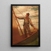 Hisser die Segel - John George Brown — gerahmtes Bild an der Wand