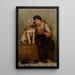 Frühstück für zwei - John George Brown — gerahmtes Bild an der Wand