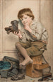 Ausverkauft - John George Brown — Ansicht des Kunstwerks