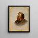 Portrait von William Brand - John George Brown — gerahmtes Bild an der Wand