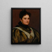 Die Frau des Künstlers - John George Brown — gerahmtes Bild an der Wand
