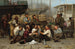 Das Frühstück der Hafenarbeiter - John George Brown — Ansicht des Kunstwerks