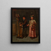Die beiden Musiker - John George Brown — gerahmtes Bild an der Wand