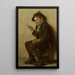 Der junge Künstler - John George Brown — gerahmtes Bild an der Wand