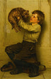 Du bist eine Schönheit - John George Brown — Ansicht des Kunstwerks