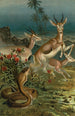 Cobra africain ou Haje et gazelles - John George Wood — Ansicht des Kunstwerks