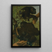 Gorille - John George Wood — gerahmtes Bild an der Wand
