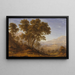 Mein letzter Blick auf Italien von den Alpen aus auf Suza - John Glover — gerahmtes Bild an der Wand