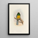 Eine Monographie der Trogonidae oder Familie der Trogons Pl39 - John Gould — gerahmtes Bild an der Wand