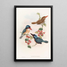 Martin-Pêcheur à face noire - John Gould — gerahmtes Bild an der Wand