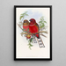 Hodgson Trogon Gemälde - John Gould — gerahmtes Bild an der Wand