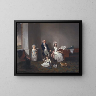 John Greenwood - John Richard Comyns of Hylands Essex with His Daughters.webp