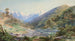 Landschaft der Südlichen Alpen - John Gully — Ansicht des Kunstwerks