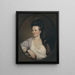 Eine unbekannte Frau - John Hamilton Mortimer — gerahmtes Bild an der Wand