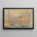 Fantasie Venedig - John Henderson — gerahmtes Bild an der Wand