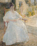 Figur in der Frau des Künstlers Sunlight - John Henry Twachtman — Ansicht des Kunstwerks