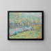 Morgennebel - John Henry Twachtman — gerahmtes Bild an der Wand