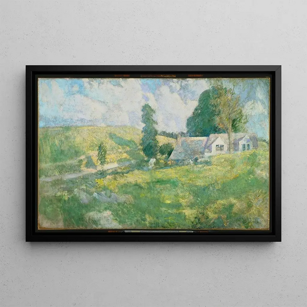 Sommer - John Henry Twachtman — gerahmtes Bild an der Wand