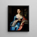 Portrait von Elizabeth Chew Smith - John Hesselius — gerahmtes Bild an der Wand