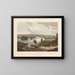 Fort Edward - John Hill — gerahmtes Bild an der Wand