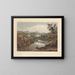 Kleine Wasserfälle bei Luzerne - John Hill — gerahmtes Bild an der Wand