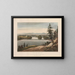 Blick in der Nähe von Sandy Hill - John Hill — gerahmtes Bild an der Wand