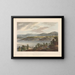 Point de vue de l'Ouest - John Hill — gerahmtes Bild an der Wand