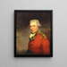 Ein unbekannter britischer Offizier, wahrscheinlich vom 11. Infanterieregiment North Devonshire, um 1800 - John Hoppner — gerahmtes Bild an der Wand