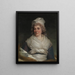 Mme Richard Bache Sarah Franklin 1743-1808 - John Hoppner — gerahmtes Bild an der Wand