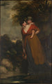 Madame Richard Brinsley Sheridan Hester Jane Ogle 1775-1817 und ihr Sohn - John Hoppner — Ansicht des Kunstwerks