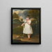 Portrait von Emma Laura Whitbread, später Lady Eversley 1798-1857, als sie ein Kind war - John Hoppner — gerahmtes Bild an der Wand