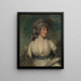 Portrait einer Frau - John Hoppner — gerahmtes Bild an der Wand