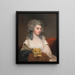 Susannah Edith Lady Rowley - John Hoppner — gerahmtes Bild an der Wand