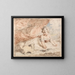 Junge Kind mit einem Hund auf den Knien - John Hoppner — gerahmtes Bild an der Wand