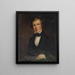 Portrait von Benjamin Conklin - John Insco Williams — gerahmtes Bild an der Wand