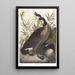 Bernache du Canada - John James Audubon — gerahmtes Bild an der Wand