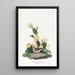 Bruant des prés - John James Audubon — gerahmtes Bild an der Wand