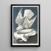 Faucon gerfaut - John James Audubon — gerahmtes Bild an der Wand
