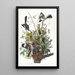 Spötter - John James Audubon — gerahmtes Bild an der Wand