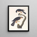 Faucon à peau acérée - John James Audubon — gerahmtes Bild an der Wand