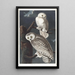 Harfang des neiges - John James Audubon — gerahmtes Bild an der Wand