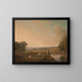 Eine Ansicht von Theobalds Park, Hertfordshire - John James Chalon — gerahmtes Bild an der Wand