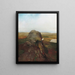 Studie des Herbstes Blick auf Hanging Rock Newport R.I. - John La Farge — gerahmtes Bild an der Wand