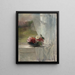 Blumen auf der Fensterbank - John La Farge — gerahmtes Bild an der Wand