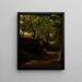 Im Glen Portsmouth Rhode Island - John La Farge — gerahmtes Bild an der Wand