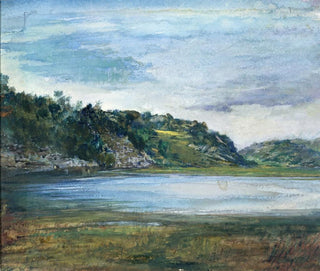 Rochers du paradis, étude à Paradise, Newport, Rhode Island - John La Farge — Ansicht des Kunstwerks