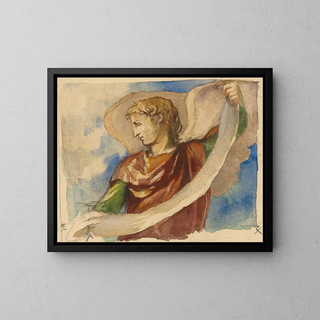 John La Farge - Study for Angel in Decoration of Tower Trinity Church Boston.webp
