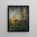 La Muse de la Peinture - John La Farge — gerahmtes Bild an der Wand